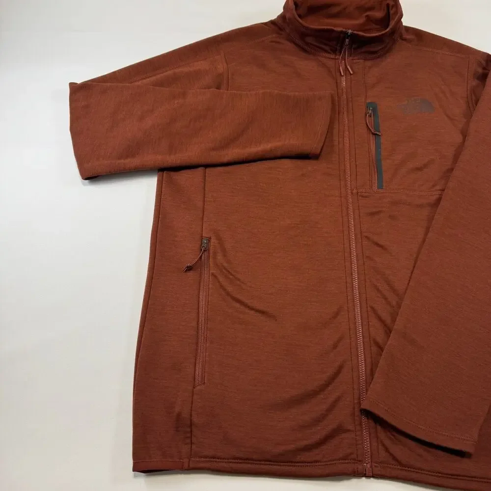 The North Face Men's Canyonlands Full Zip Jacket, Brickhouse Red, Medium